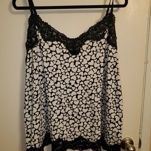 Lane Bryant 22/24 lace trim heart camisole